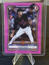 2026 Bowman Baseball Jonah Tong (RC) Pink Refractor 122/175 New York Mets 📈