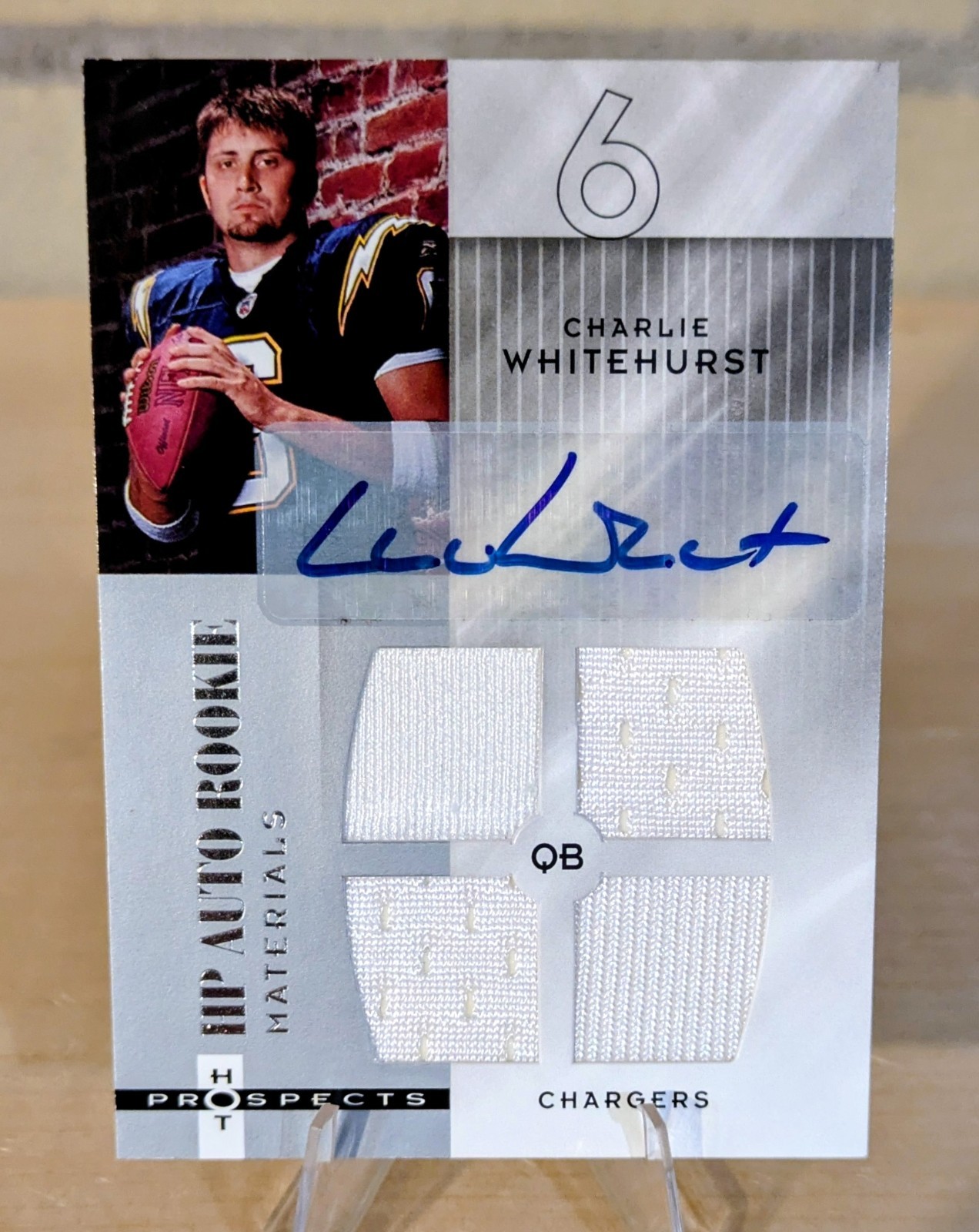 Charlie Whitehurst Ultra #222 Autograph