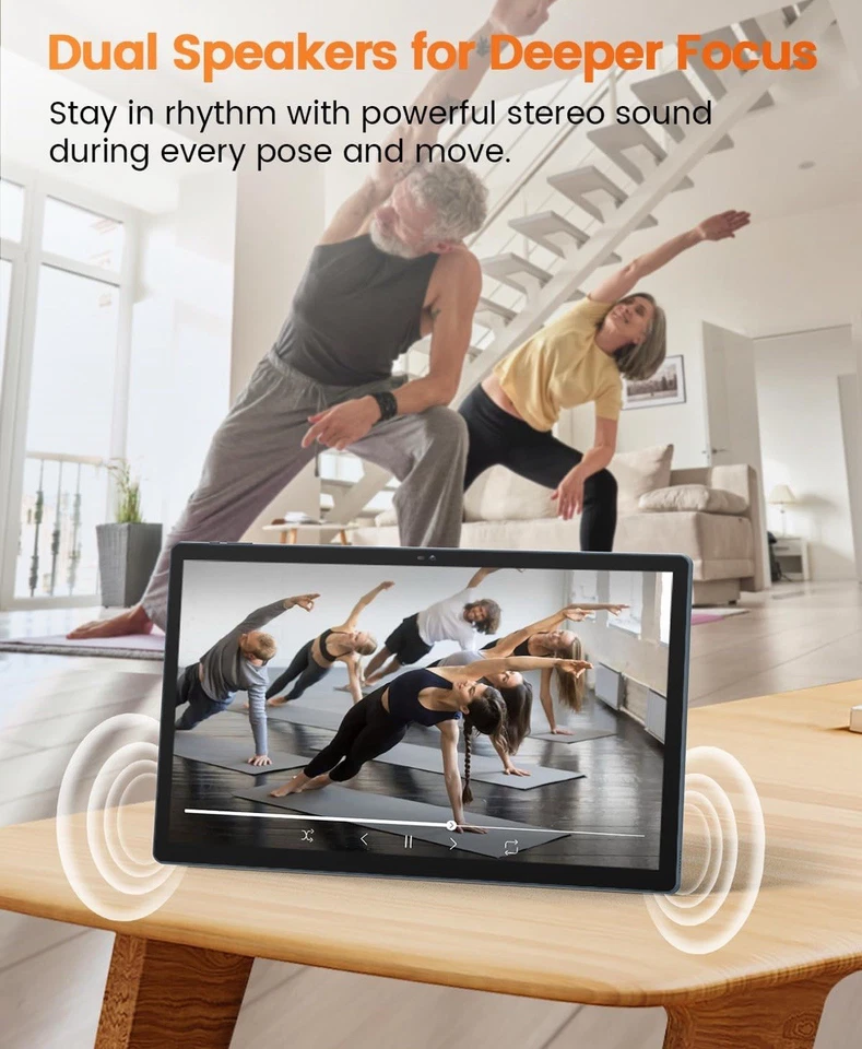 HOOGEE 15.6” Pro Tablet Android 14 Helio G99 12GB+128GB WiFi 1TB SD 12000mAh - Image 4 of 4