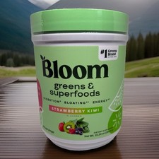Bloom Greens Superfood Powder 48 Servings   Strawberry-Kiwi Flavor Exp. Sep/26