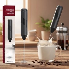 Milk Frother Handheld Coffee Maker Drink Cappuccino Whisk Mixer Uk Fast Delivery