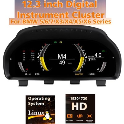 12.3''For BMW F01 F02 F10 F25 F26 F15 X3 X4 X5 X6 LCD Digital Instrument Cluster