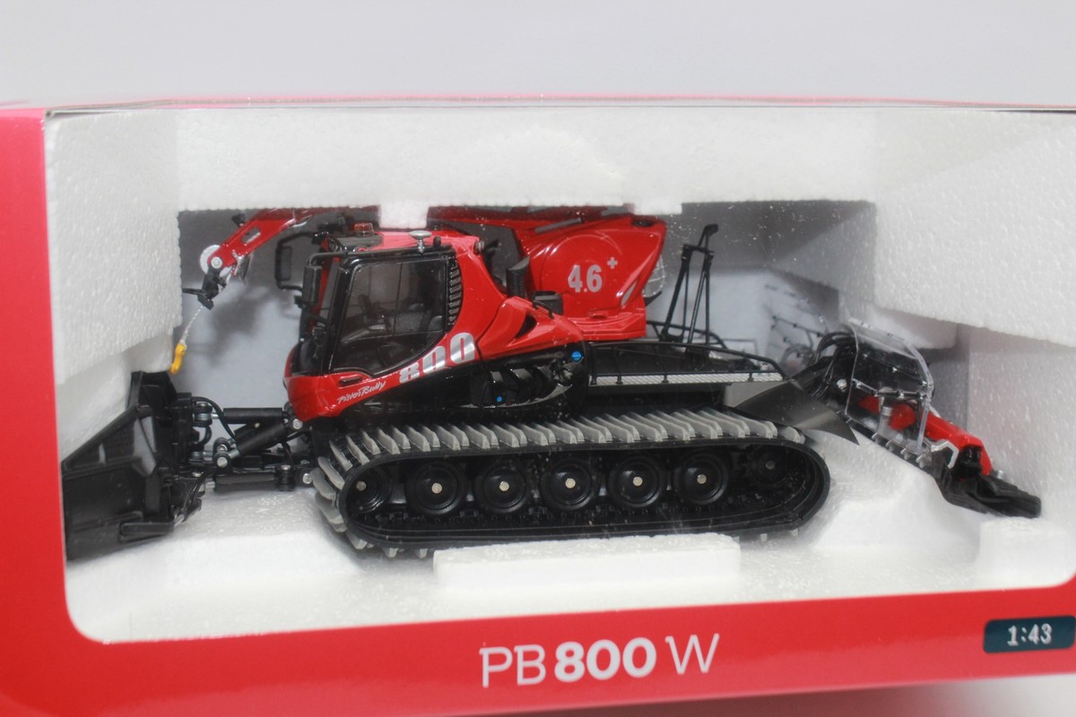 JC 4910 Pistenraupe PB 800 W mit Kran 1:43 Pistenbully NEU in OVP