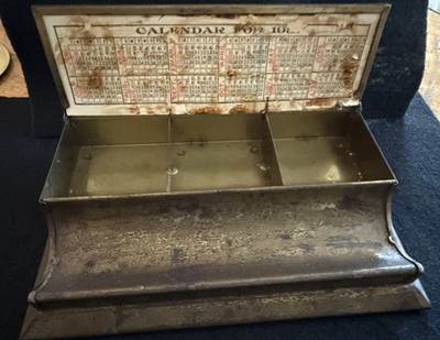 Antique 1900s Stamp Box Pen Rest; Cheatham Switch Louisville Kentucky USA