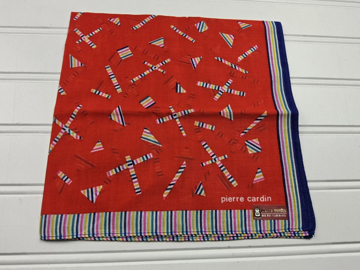 Pierre Cardin Handkerchief Neckerchief Bandana Scarf 