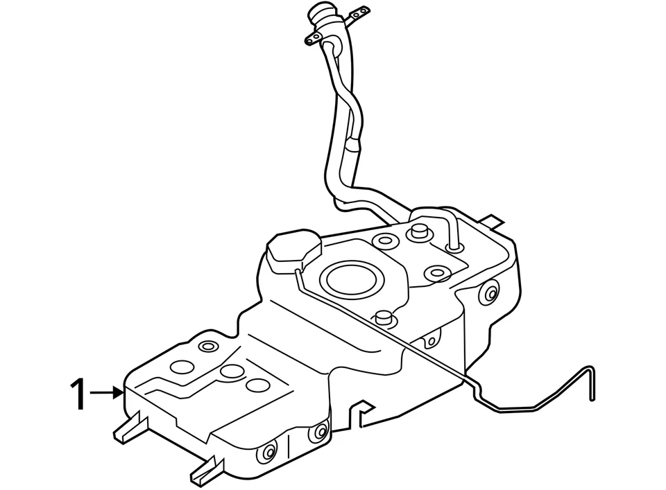 Fuel Tank VIN Model Fp 7th And 8th Digit Turbo Fits 11-17 AUDI Q5 634680 - Imagem 4 de 4