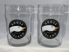 Set Of 2 Goose Island Chicago Beer Chaser Flight Shooter Drinking Glass