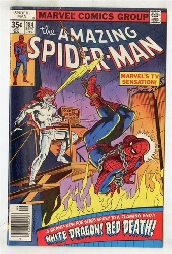 Amazing Spider-Man #184 NM- 9.2 white pages  Marvel  1978  No Reserve