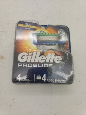 NEW Gillette ProGlide Men's Razor Blade Refills 4 Cartridges