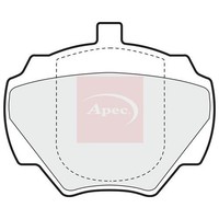 Apec BremsbeläGe Hinten FüR Land Rover Defender 1990-2017 R90 (R90)