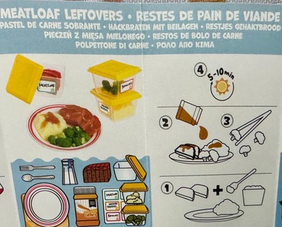 NEW MGA miniverse make it mini food diner series 4 MEATLOAF LEFTOVERS
