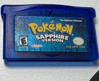 Authentic nintendo gba Pokemon Sapphire Version with New Battery