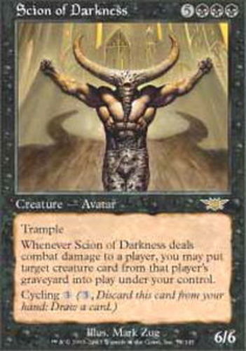 1x Scion of Darkness NM-Mint, English - Legions MTG