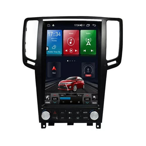 Radio GPS coche pantalla vertical Android Tesla 12,1"" para Infiniti G37 G35 07-2015 - Imagen 8 de 10