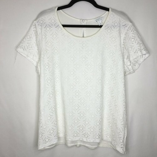 market & spruce hans crochet front top