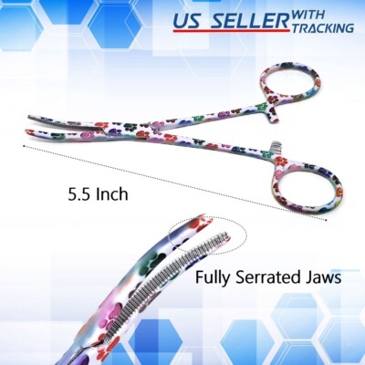 Curved Tips Hemostat Pliers Forceps Jewelry Wire Wrapping Beading Repair New