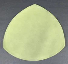 ANNIEGLASS 11" TRIANGLE DINNER PLATE(S) / PLATTER(S) YELLOW/GREEN 1995 PRISTINE