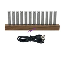 DC5V, LED Audio Spectrum Light High Sensitivity Music Rhythm Light+12Nixie Tubes