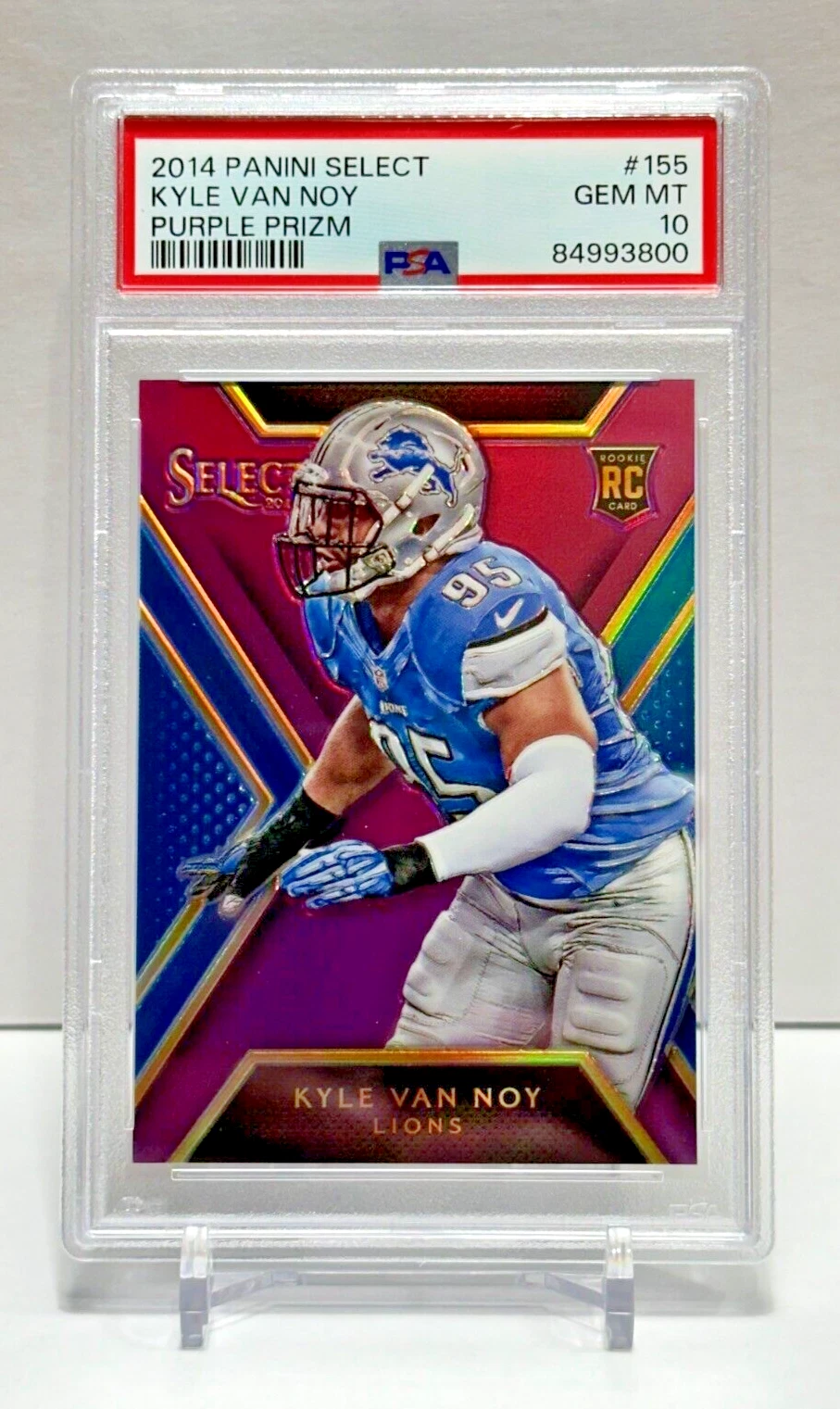 Kyle Van Noy Panini Select #155 Purple Prizm