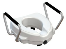 RIALZO WC ALZA WATER 12,5 CM CON BRACCIOLI PER ANZIANI E DISABILI ALZAWC