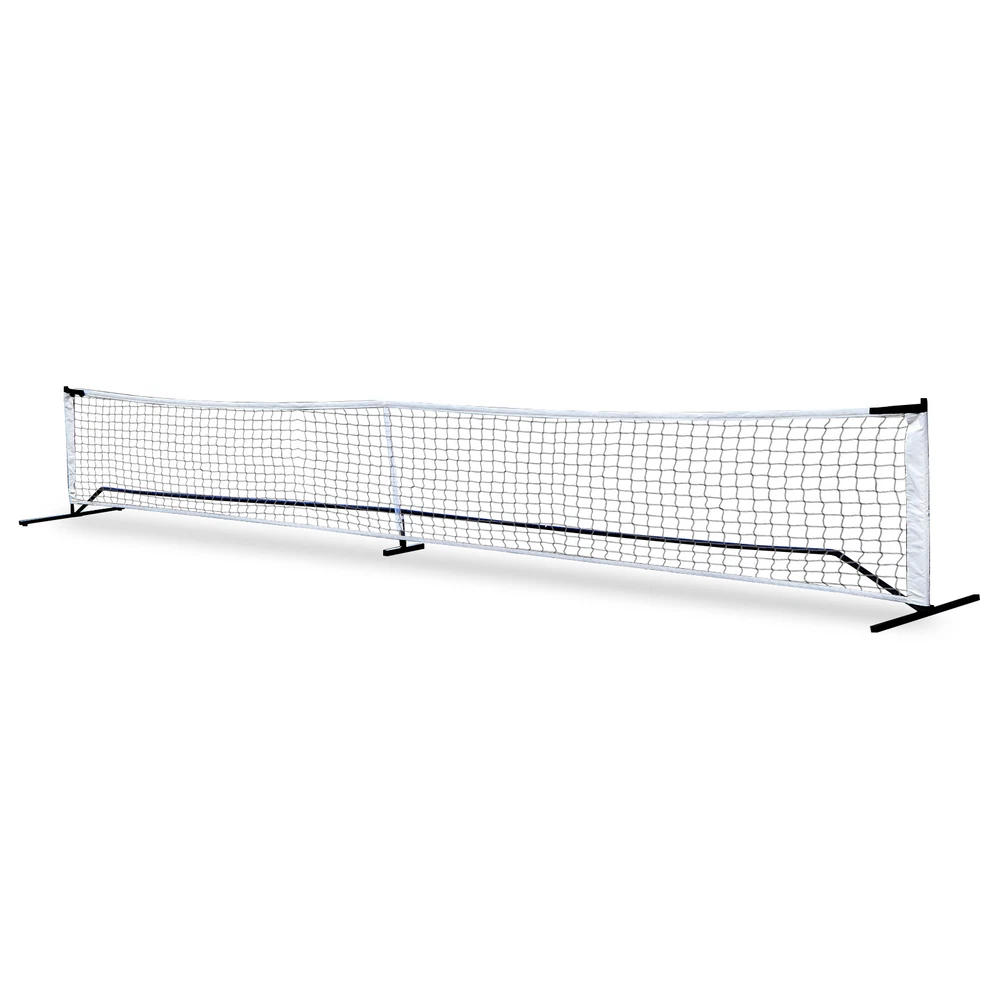Pickleball Tennis 22FT Portable Net For Outdoor Nylon Sports W/Carry Bag Metal