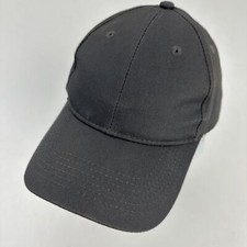 Port Company Blank Grey Youth Ball Cap Hat Adjustable Baseball