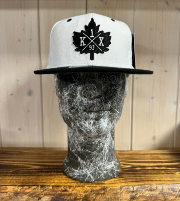 K1X Leaf Crest Snapback Cap Nation of Hoop white weiß New NEUWARE portofrei !!