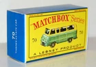 Matchbox Lesney No 70 Thames Estate Car  D Empty Box Repro