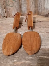 Vintage Rochester Shoe Tree Co Dillards 11.5" Wood Shoe Stretcher Pair