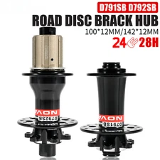Road Bike Disc Brake Hubs Boost 100*12mm 142*12mm 8/9/10/11Speed 24/28Holes