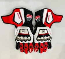 Ducati Corse Herren Motorrad Leder Racing Handschuhe Motorrad Reithandschuhe