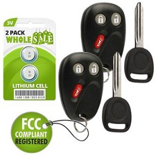 2 Replacement For 2003 2004 2005 2006 Chevrolet Tahoe Key Fob Remote