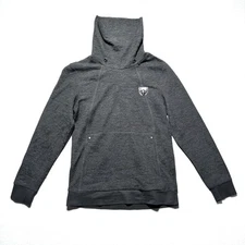 Privilege Society Cowl Neck Sweatshirt Mens Size 50 M Black Grenade Logo Crepe