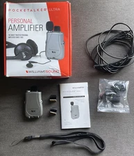 Williams Sound Pocketalker Ultra Personal Sound Amplifier System No Headphones
