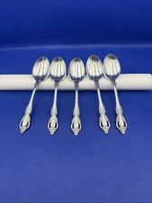 Oneida RAPHAEL Stainless Soup Spoons Distinction Deluxe Glossy Flatware Lot Of 5