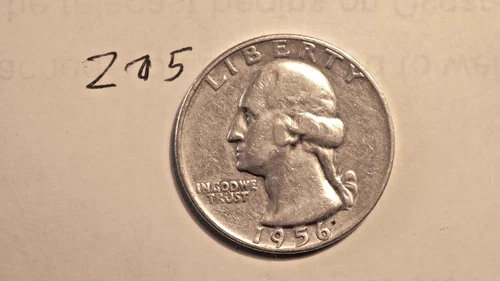 WASHINGTON QUARTER  1956-D---275
