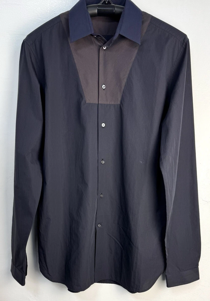 Louis Vuitton Long Sleeve Regular Fit Casual Button-Down Shirts