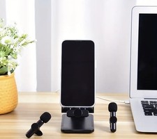 Wireless Lavalier Microphone USB-C Clip Mic Single/Dual for iPhone Android