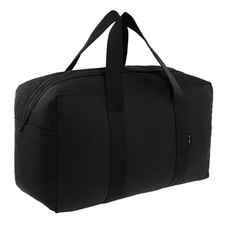 Us Army Cotton Parachute Cargo Bag Black - 77l, Durable