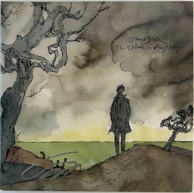 JAMES BLAKE SIGNED VINYL ALBUM  THE COLOUR IN ANYTHING  RARE - BECKETT COA