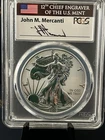 2019-W Proof $1 American Silver Eagle PCGS PR70DCAM John Mercanti Signature