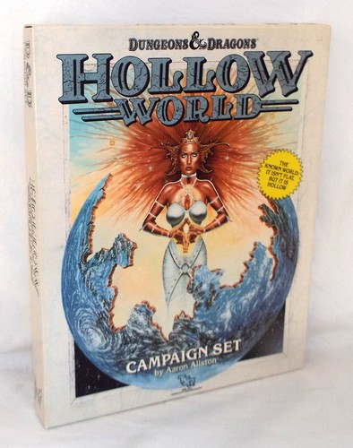 HOLLOW WORLD Campaign Set, Dungeons and Dragons, TSR, Box Set, 1054 1990