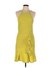 Boohoo Women Yellow Cocktail Dress 12