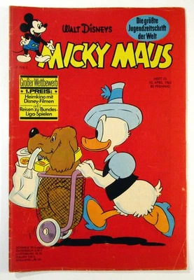 Micky Maus 1965 Heft 15 vom 10 April 1965 Walt Disney Original Ehapa Verlag - Bild 1 von 4