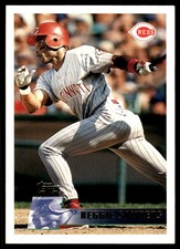 Reggie Sanders 1996 Topps #330 Reds MLB READ FREE SHIPPING AutographDen