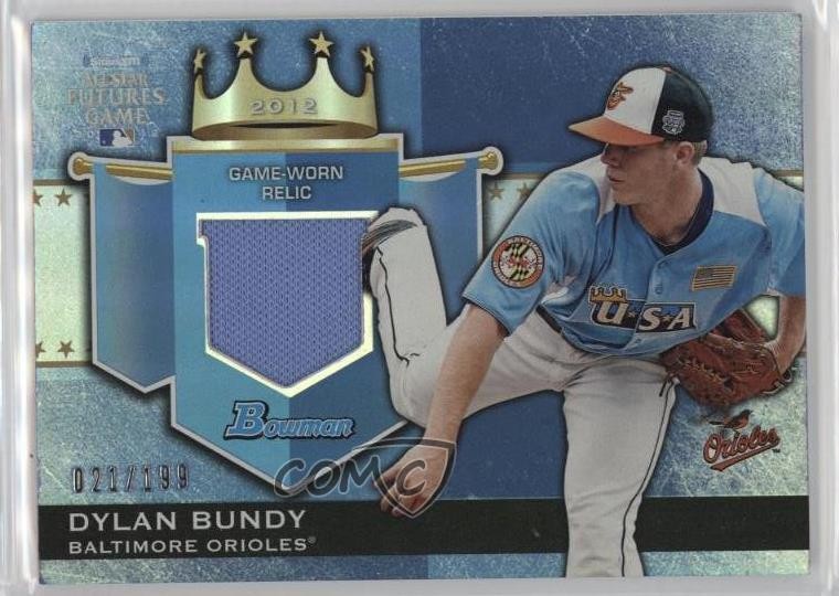 2012 Bowman Draft Futures Game Relics /199 Dylan Bundy #FGR-DB 1bi0