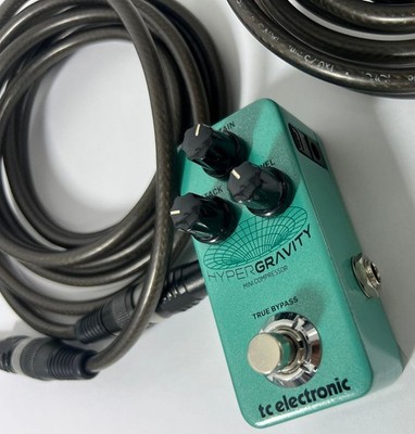 TC Electronic HyperGravity Mini Compressor Effektpedal Effektgerät für E-Gitarre