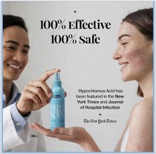 2 Pack Hypochlorous Acid Spray for Face and Skin; Facial Cleanser 8oz Face Mist