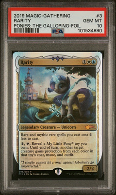 MTG Ponies: The Galloping PSA 10 Rarity (Population: 26) Perfect