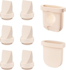 8-Piece Breast Pump Replacement Kit 6pcs Duckbill Valves 2pcs Diaphragm